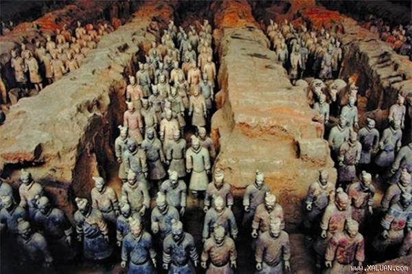 Bên trong Lăng mộ Tần Thủy Hoàng. Ảnh: T.G