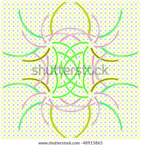 vector geometric design for a tattoo