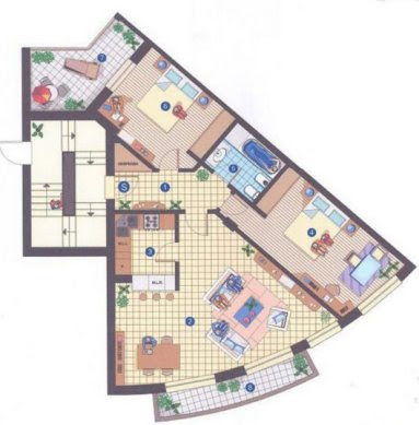 A beautiful two bedroom apartment for rental situated in Sao ...