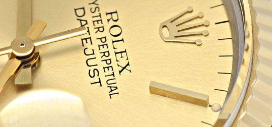 Original-Foto 3, ROLEX DATEJUST JUBILE STAHLGOLD HERRENARMBANDUHR