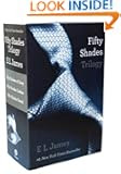 Fifty Shades Trilogy by E L James book cover