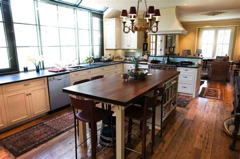 longleaf lumber reclaimed kitchen  walnut countertop