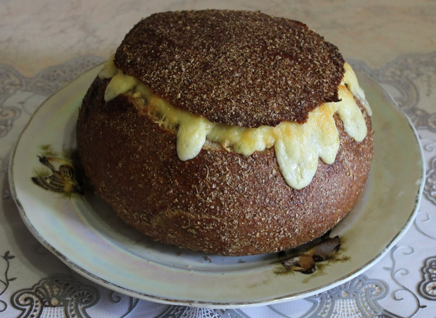 Black Or Dark Rye Bread Russian Symbol