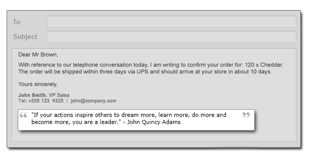 Signature Quotes Examples. QuotesGram