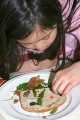 Sophia with Fossil Sandwich