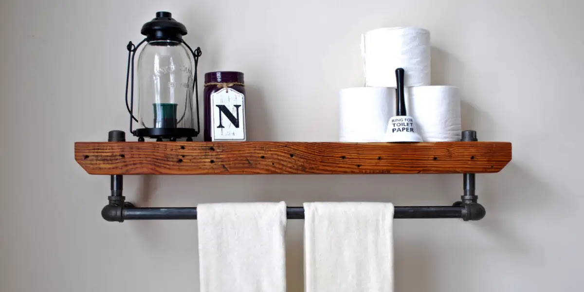 Bathroom Shelves - Beautiful and Easy DIY Bathroom 