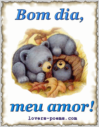 Bom dia, meu amor
