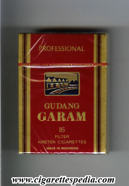 gudang garam professional ks 16 h red indonesia