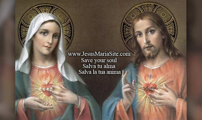 Oracion De Consagracion Manana Y Noche A Los Corazones De Jesus Y De Maria