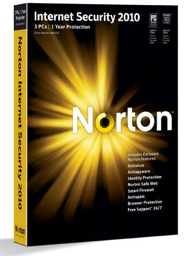 
Norton Internet Security 2010 1-User/3PC (Windows 7 / Vista / XP)