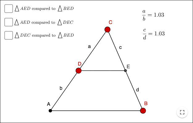 Geometry Similar Triangles