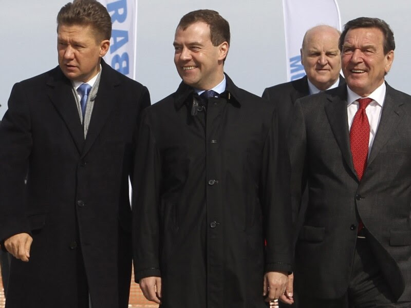 Image result for Gerhard Schroeder and Alexey Miller Gazprom