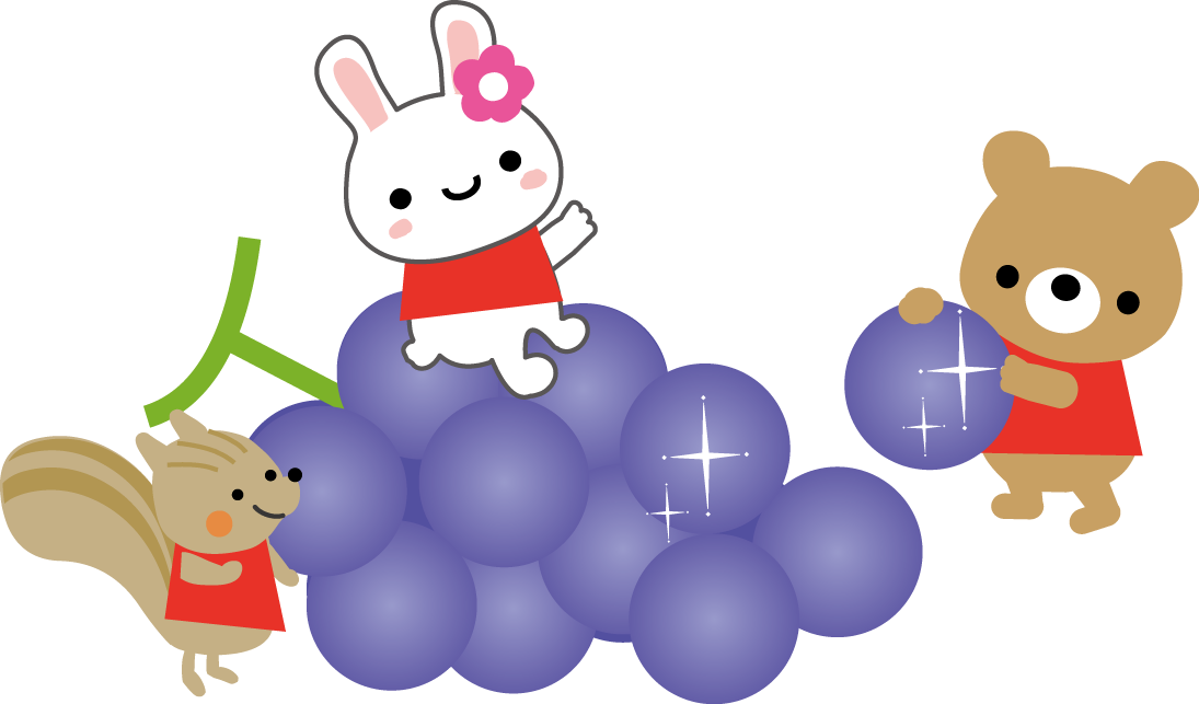 ぶどう 梨 秋のイラスト 無料イラスト