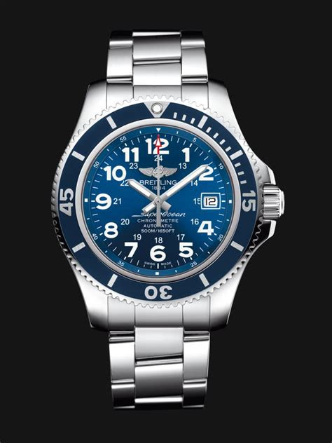 Superocean heritage ii b20 automatic 42 von breitling | online kaufen bei juwelier rüschenbeck | kostenlose lieferung ✓ 100. Exquisite Blue Dial Breitling Superocean II 42 Replica