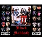 Black Sabbath Framed 20 Guitar Pick Set Platinum