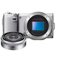 Sony Alpha NEX-5N Digital Camera with Sony E-Mount SEL16F28 16mm f/2.8 Wide-Angle Alpha E-Mount Lens