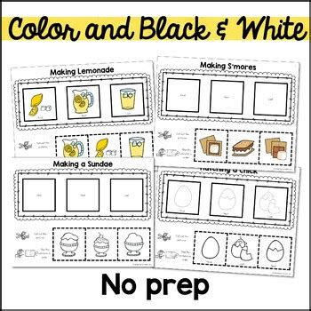  cut and paste sequencing worksheets for special education and autism 3