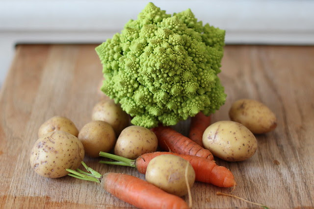 Romanesco Broccoli & Roasted Vegetables