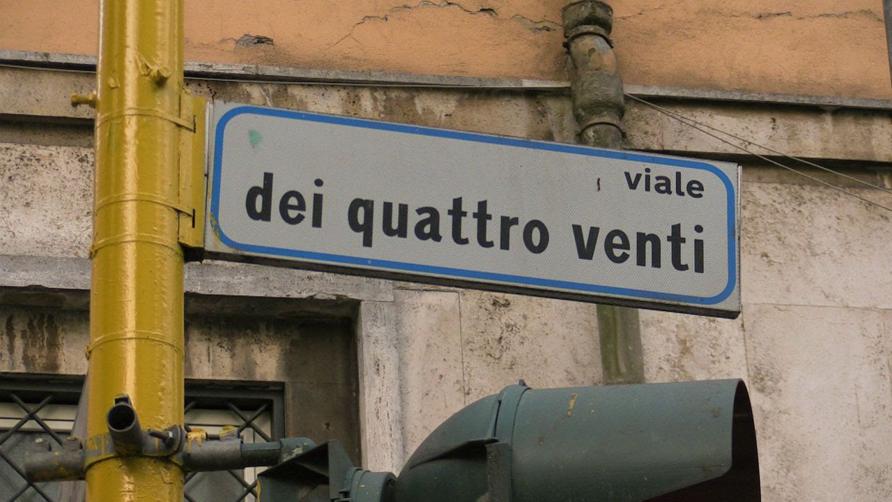 La chiusura al traffico di via dei Qiuattro Venti a Monteverde (foto Proto)