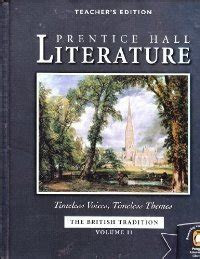 Link Download PRENTICE HALL LITERATURE THE BRITISH TRADITION TEACHERS EDITION ANSWERS Internet Archive PDF