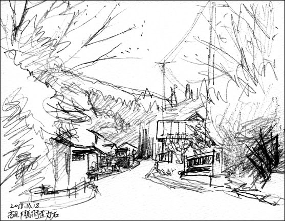 モノクロ風景画