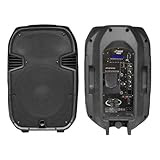 PylePro PPHP157AI 15-Inch 1400 Watt Portable Powered 2 Way Full Range PA Speaker with Built-in iPod Dock USB SD and Remote control