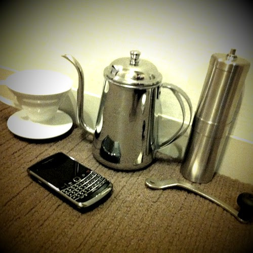 Full set up (plust blackberry for scale)