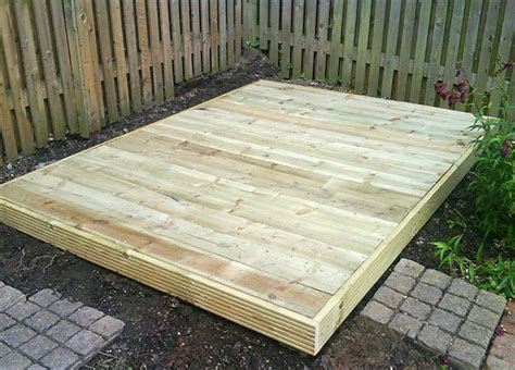 darmin methods  building  garden shed base