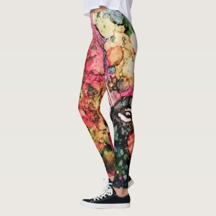 Wrapped in a peacock! leggings