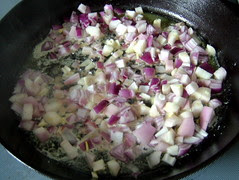 Cooking shallots and onions