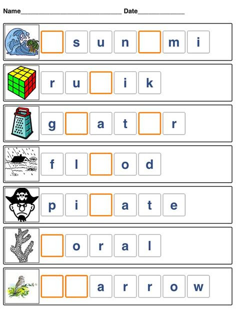  worksheets for 6 year olds to print spelling worksheets free