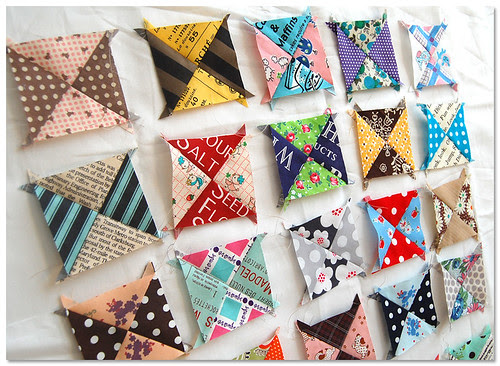 Mini quilt in progress