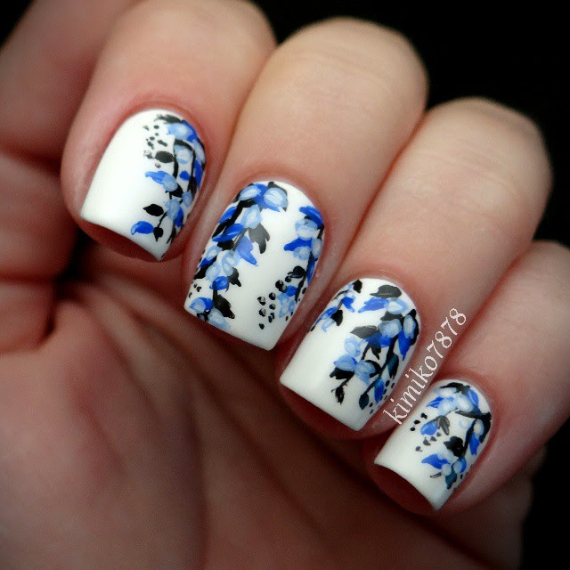 25 Ideas To Paint Your Blue Nails For Fall Pretty Designs
