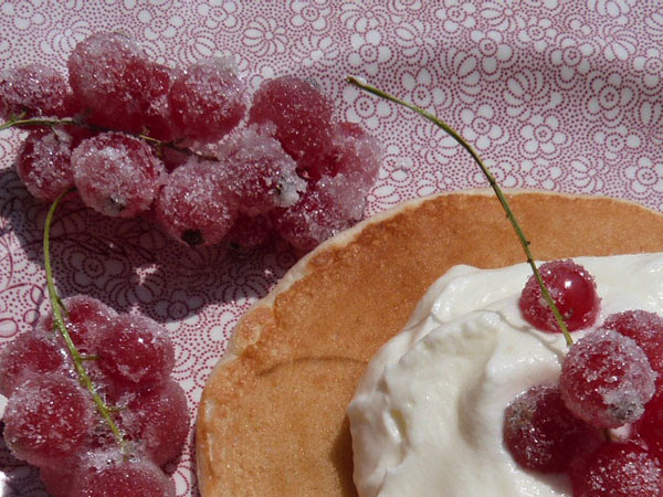 pancake et crème