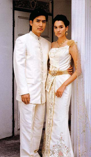 Traditional thai wedding dress