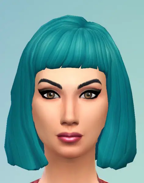 Sims 4 Hairs ~ Birksches sims blog: Bob with short bangs