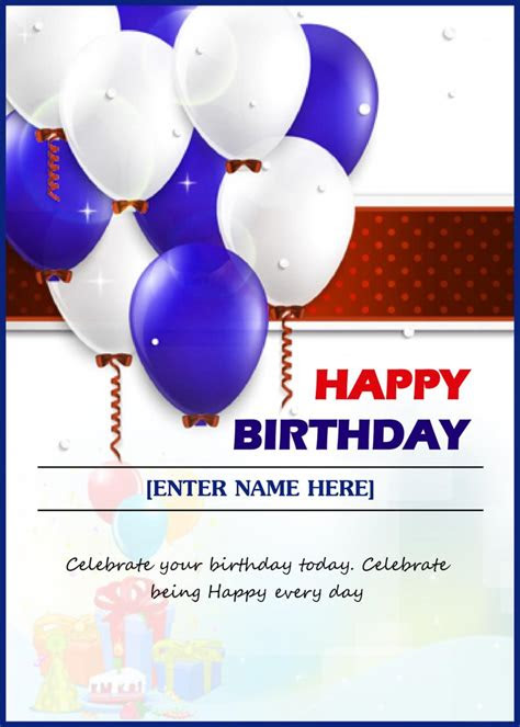 8 free birthday card templates in word word excel formats