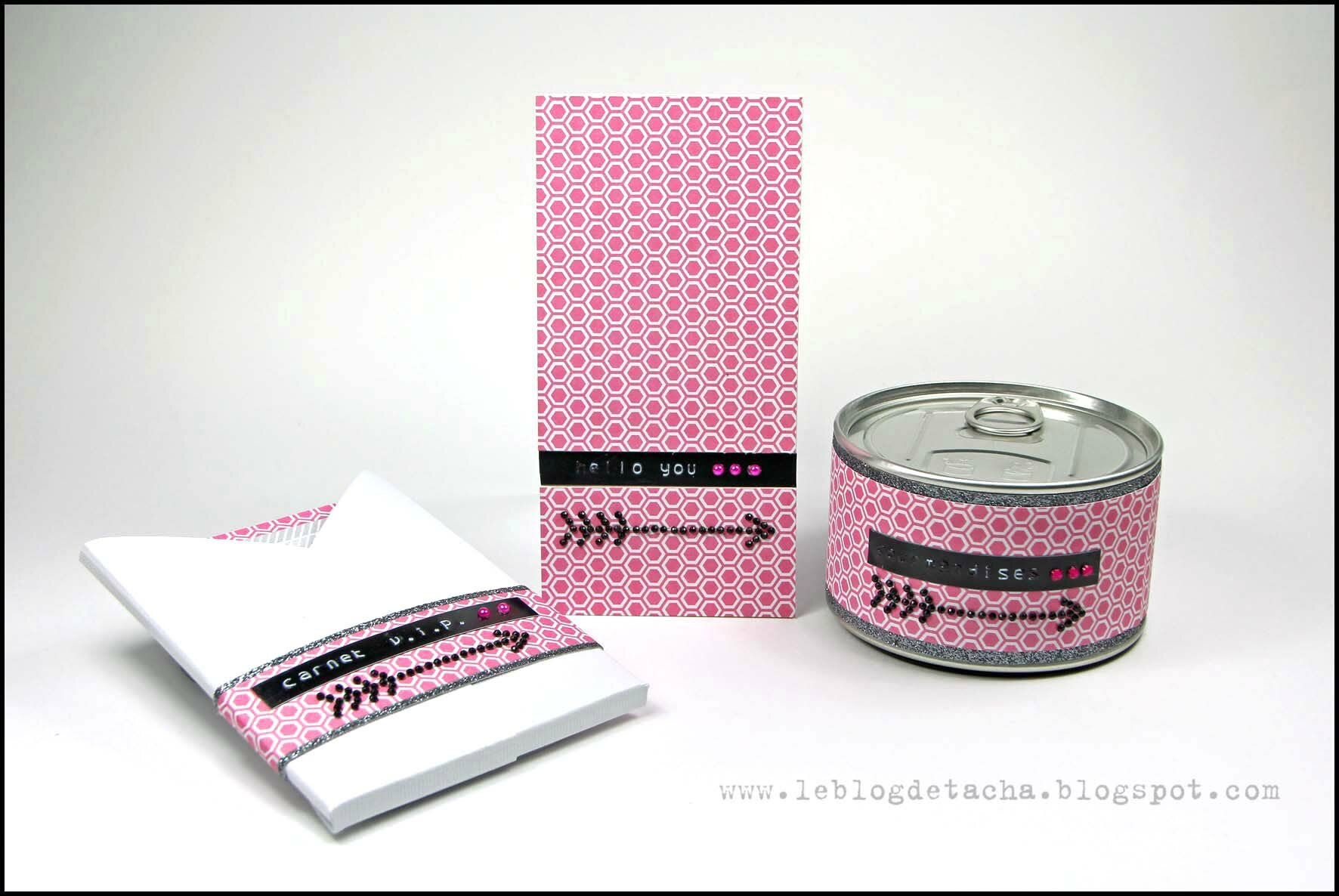 ensemble scrap cadeaux vivre l'instant présent - DT Tacha 1p