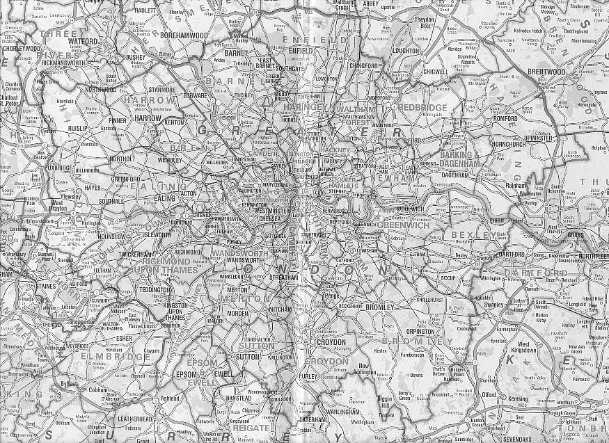 london bus map expression