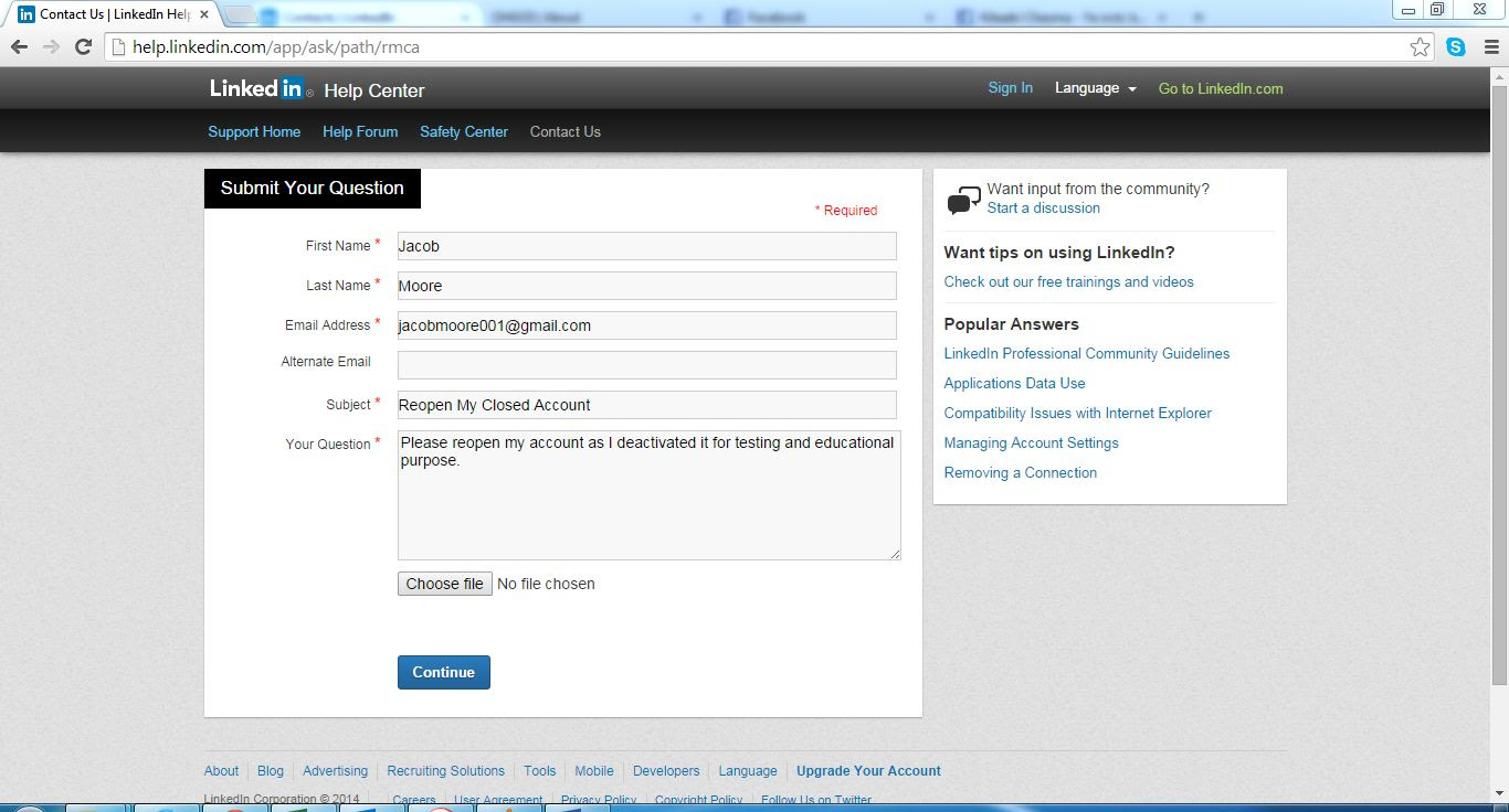 How to Reopen My Deleted LinkedIn Account? Tom's Guide Forum