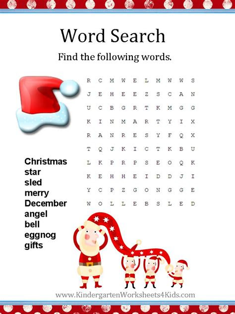 Worksheets cover the topics of tracing, mazes, crosswords, word search, vocabulary, spelling, . christmas worksheets