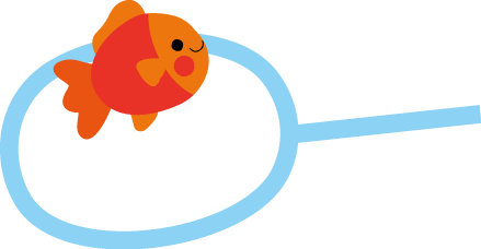 夏まつりイラスト金魚すくい 無料イラスト素材