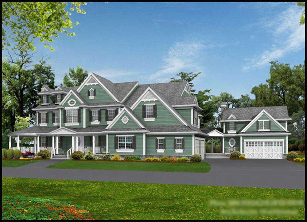 Country - Farmhouse Home with 4 Bedrms, 7950 Sq Ft | Plan