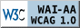 Icono de conformidad con el Nivel Doble-A, 
	de las Directrices de Accesibilidad para el 
	Contenido Web 1.0 del W3C-WAI