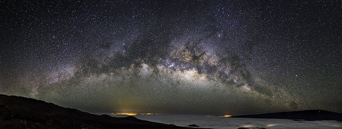 Milky Way Rising over Hilo