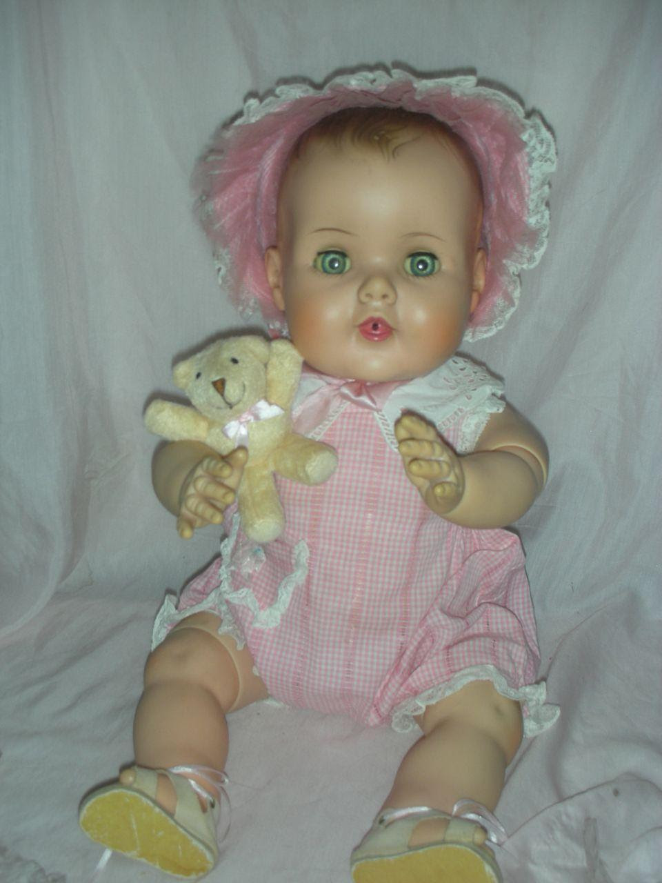 VINTAGE TOODLES BABY DOLL 20" TALL ~BY AMERICAN CHARACTER ...