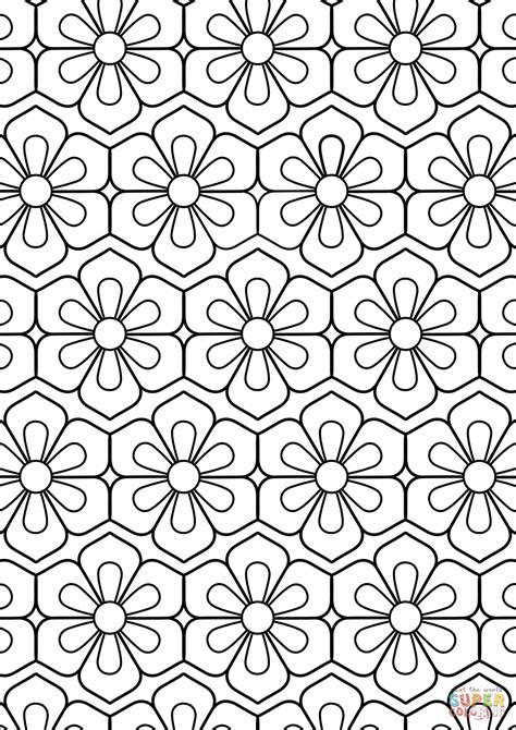  free printable pattern coloring sheets printable templates