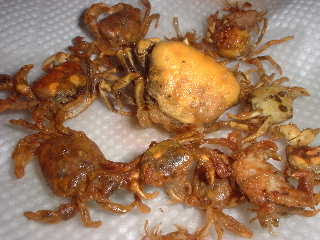 魚の食べ方 サワガニ