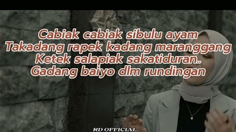 Lirik Lagu Minang Terpopuler dan Menyentuh Hati: Nikmati Syahdu Nostalgia Dari Budaya Minang!