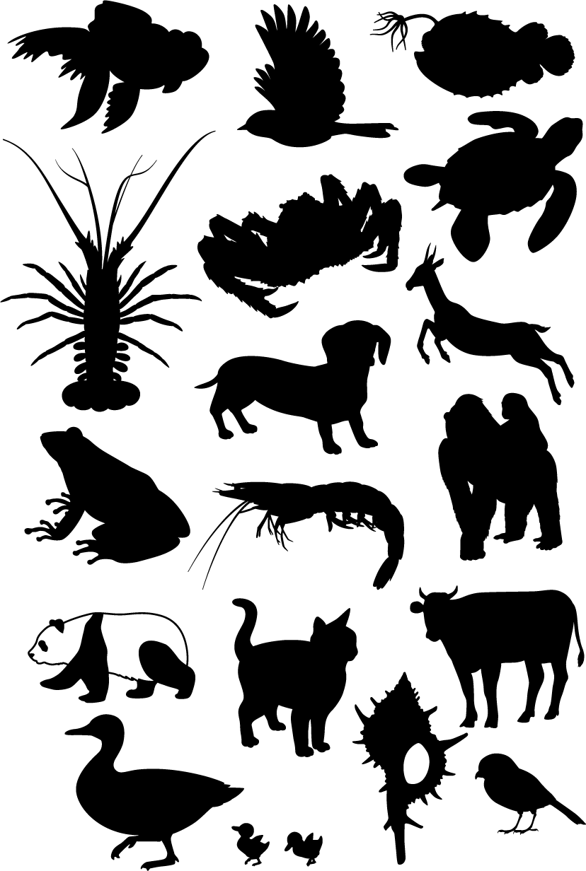 Download ANIMAL SILHOUETTE | Royalty-free | VECTOR | EPS